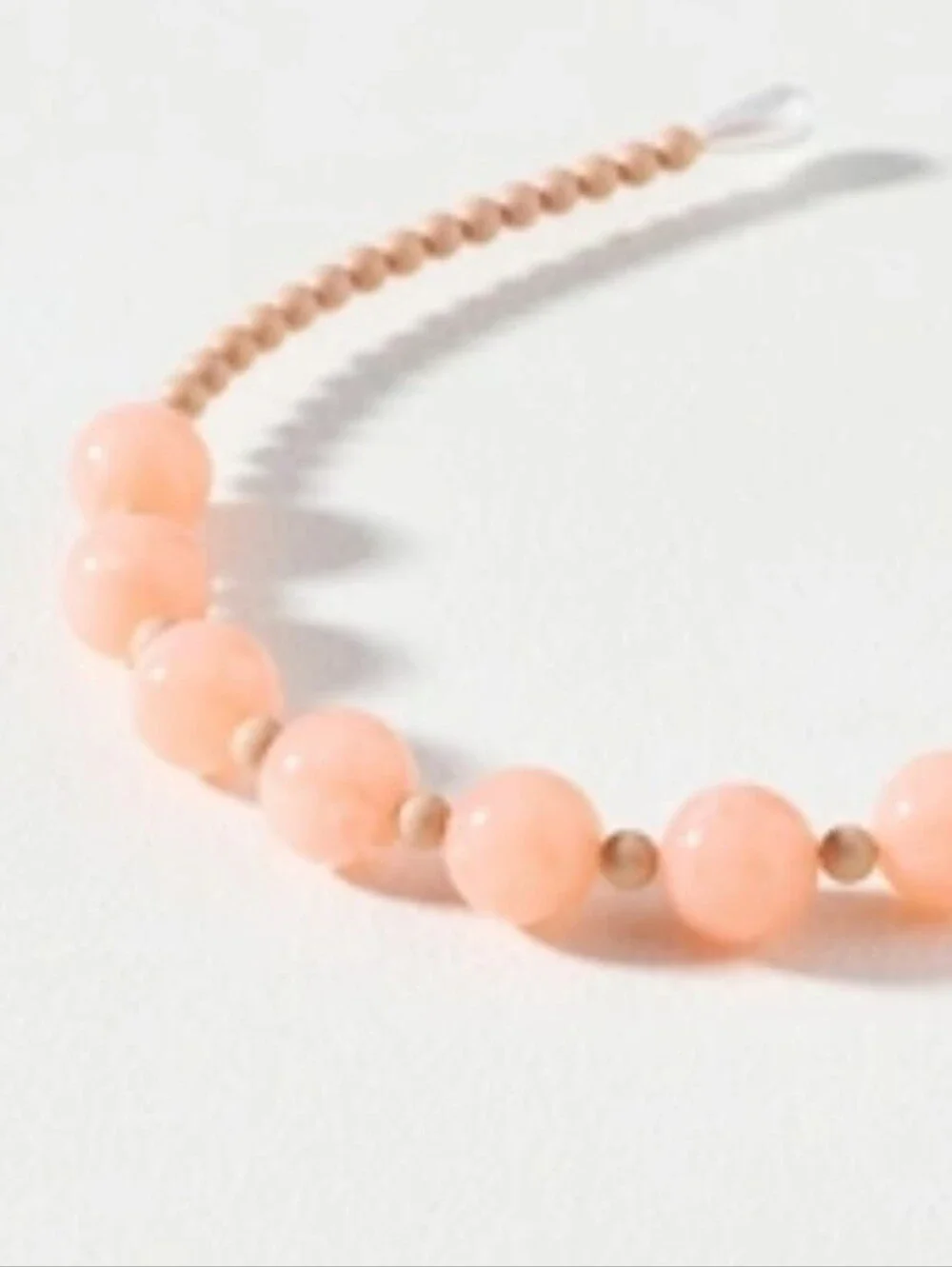 Anthropologie Mermaid Bubble Headband ~ Pink